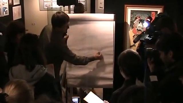 Улрих Шрьодер рисува пред гостите смотреть онлайн