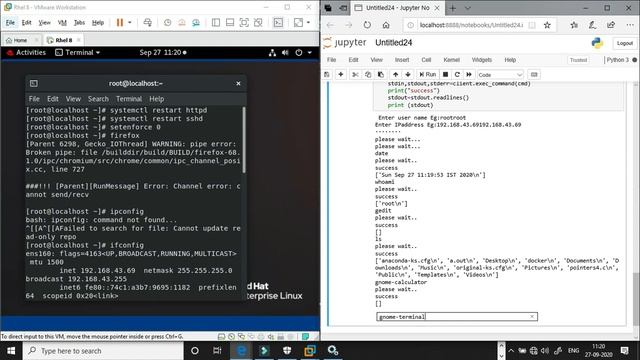 SSH client through python paramiko module смотреть онлайн