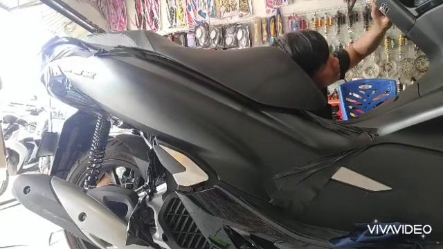 Wrapping full honda pcx oracal black dof смотреть онлайн