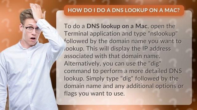 How Do I Do A DNS Lookup On A Mac?