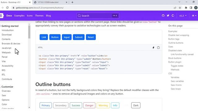 How to Link Bootstrap 5 in HTML File in Visual Studio code смотреть онлайн