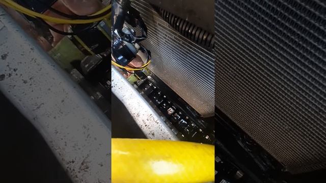 Мойка радиатора на Nissan Note