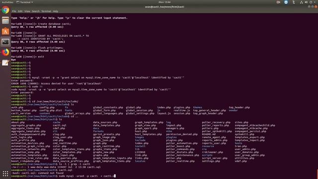 Installing Cacti On Ubuntu/Debian