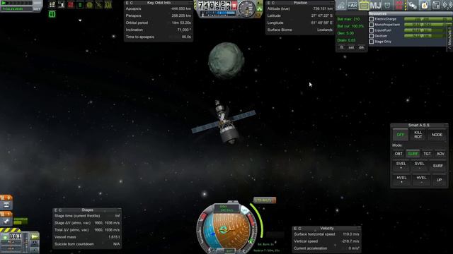 Kerbal Space Program (0.25) - Kolonization 30 - Mining on Minmus смотреть онлайн