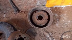 Газоновское колесо для телеги мтз 82