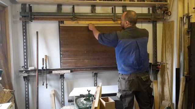 Клейка щитов из термоясеня пожарным шлангом или небольшой конфуз смотреть онлайн