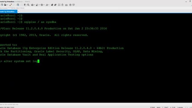 How to enable Archive Log Mode in Oracle 11g смотреть онлайн