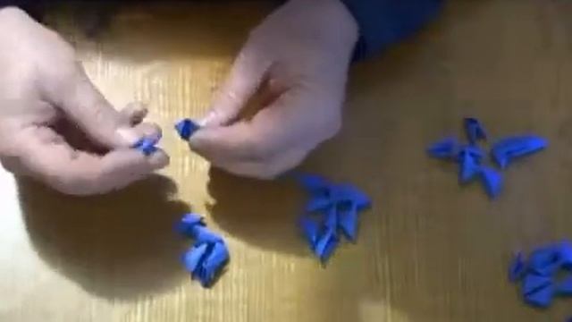Модульное оригами Стрекоза 3D origami инструкция пошаговой сборки смотреть онлайн