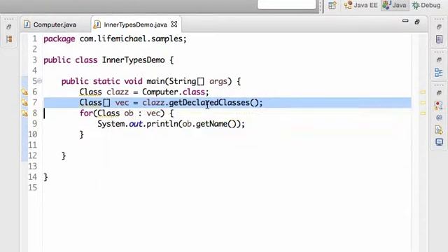 אופן השימוש ב-Reflection בשפת התיכנות Java смотреть онлайн