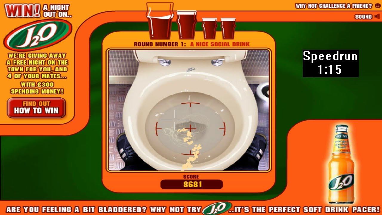 J2o Toilet Game (Speedrun) 1:15 смотреть онлайн
