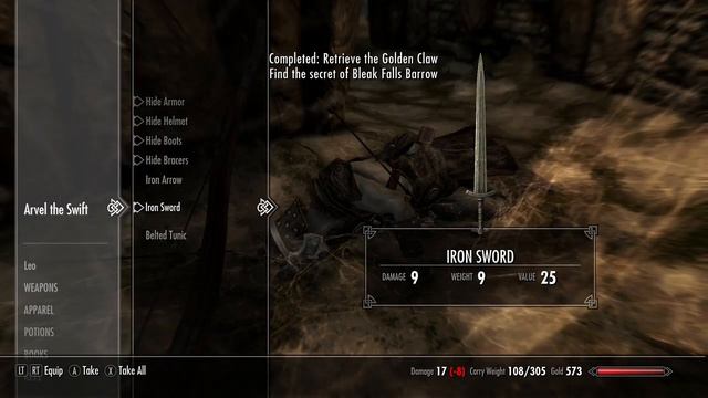 Elder Scrolls Skyrim Special Edition - Easily obtaining the golden claw смотреть онлайн