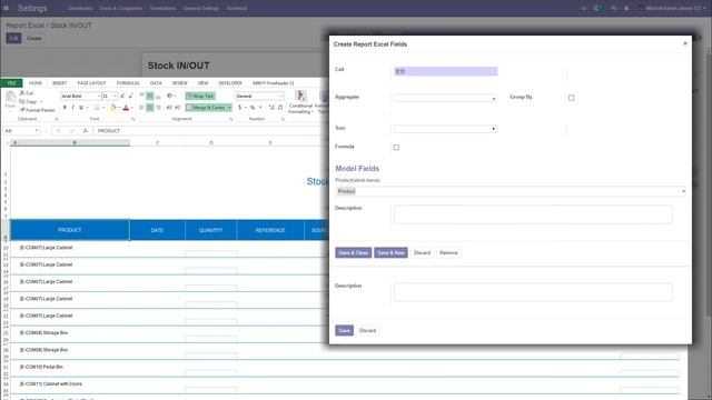 Report Designer for Odoo (XLSX, XLSM) смотреть онлайн