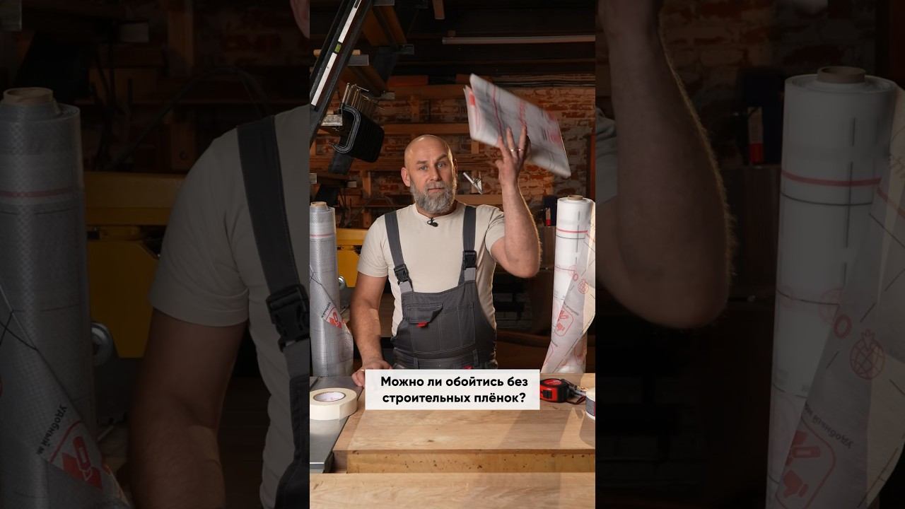 Можно ли обойтись БЕЗ строительных плёнок? #строительство #пленка #shorts смотреть онлайн