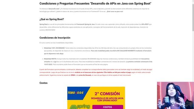 ? CURSO SPRING BOOT ? NOVEDADES! Nueva comisión y Preguntas Frecuentes ? смотреть онлайн