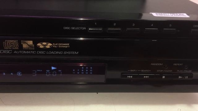 SHERWOOD CDC-6050R 5 Disc CD Changer Player смотреть онлайн