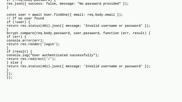 Security: Timing Attack using bcrypt.js смотреть онлайн