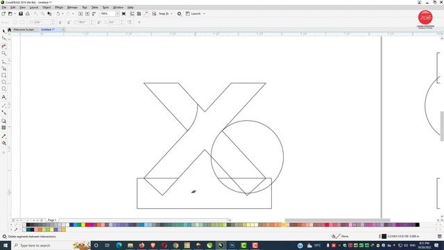 Logo Design in CorelDraw How to Make Letter x Logo - Graphic Design Tutorial for Experts & Beginner смотреть онлайн