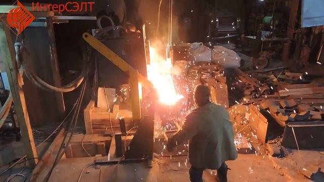 Плавильная печь 160 кг от ИнтерСЭЛТ смотреть онлайн