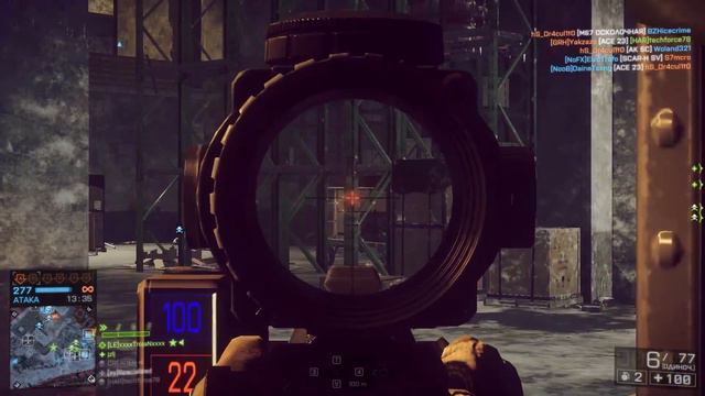 Battlefield 4 - Sniper Kills, No Scopes, Epic Kills, Multi Kills, Collateral Kills смотреть онлайн