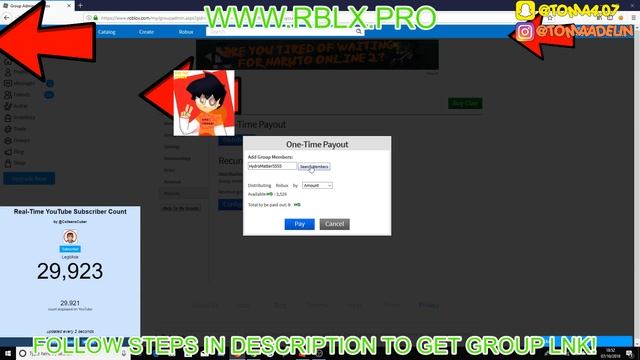 FREE ROBLOX ROBUX - DAILY GROUP PAYOUTS смотреть онлайн