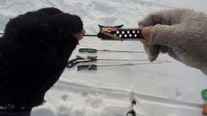 Самодельная зимняя удочка для блеснения , облегченная 2.0.