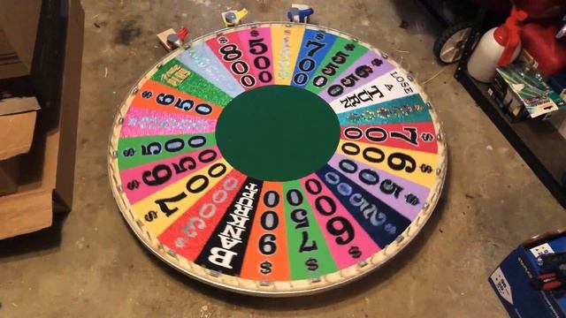 Mega 40” Wheel of Fortune - Home-Made Wheel - Update #1 смотреть онлайн