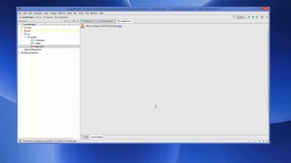 How to Create a JavaFX Project in IntelliJ IDEA Using Scene Builder