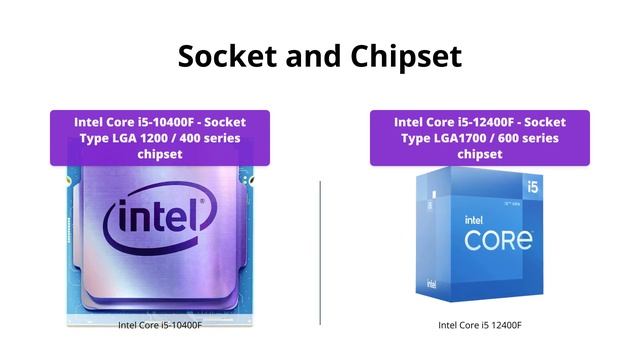 Intel Core I5-10400F Vs I5-12400F Processor Comparison
