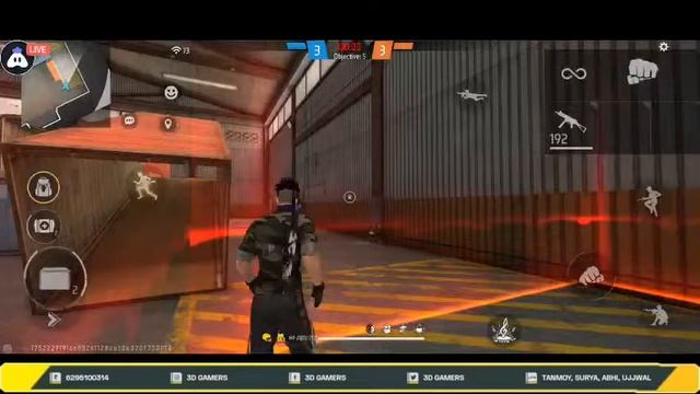Garena Free Fire Live With 3D Gamers : ? Happy stream | Playing Squad | CS Rank Push смотреть онлайн