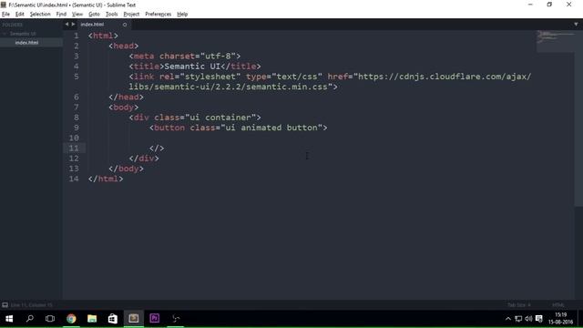 Semantic UI: Buttons - Part 2 смотреть онлайн