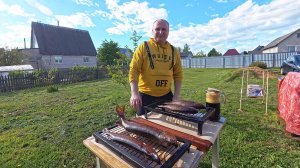 КАК КОПТИТЬ РЫБУ. КАРАСИ И ЩУКИ ГОРЯЧЕГО КОПЧЕНИЯ.