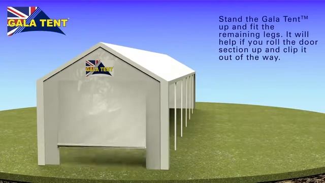 4m X 12m How To Erect A Gala Tent PE Marquee - Assembly Instructions