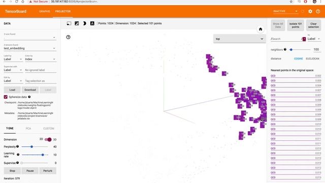 t-SNE with ResNet-50 features for top quark jet identification at the LHC смотреть онлайн