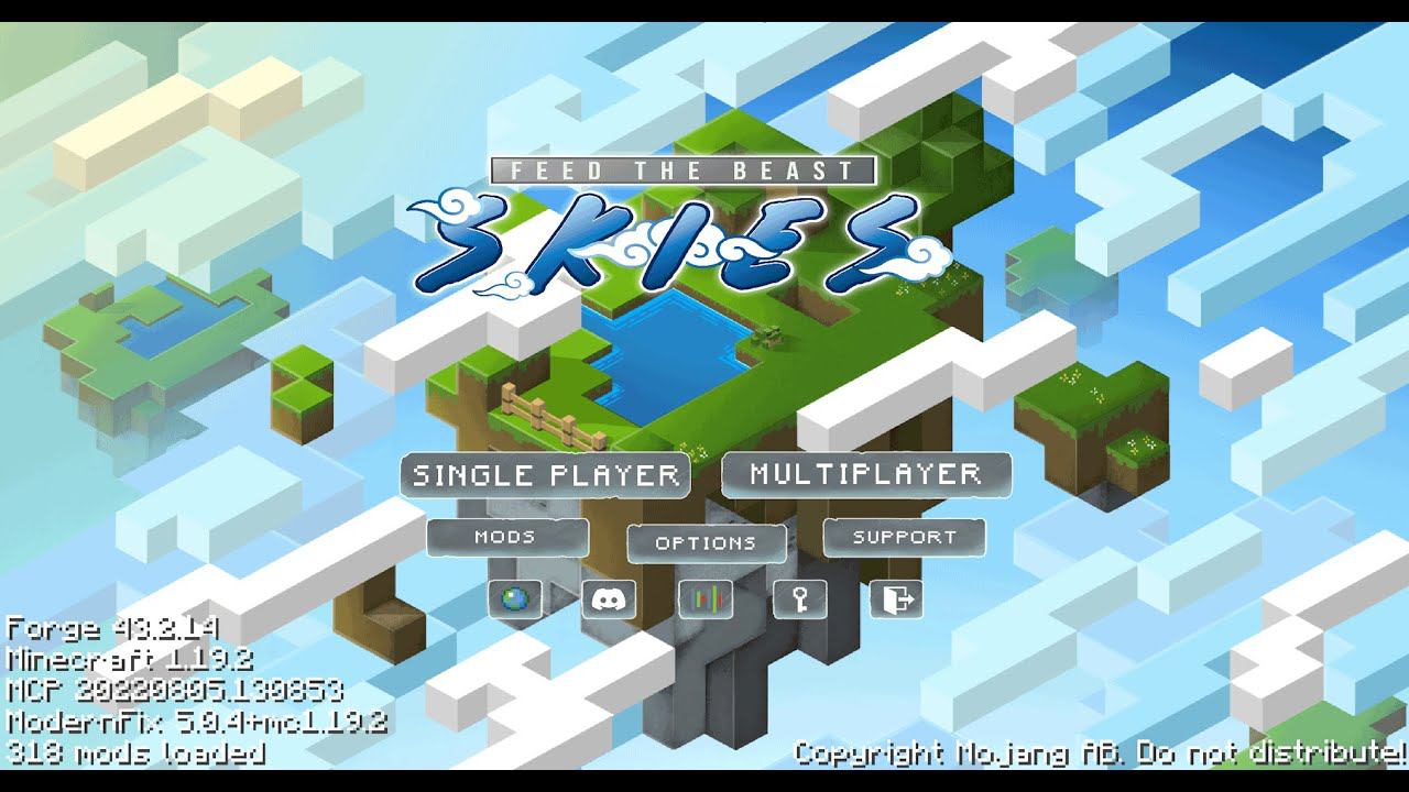 FTB Skies соскучился по крафту Minecraft Modpack #ftb #ftbskies