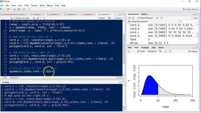 Gamma Distribution Tutorial in R Studio смотреть онлайн