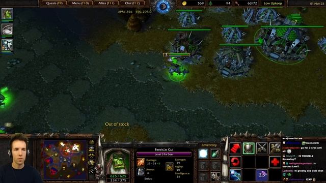 NEW PTR - TAURENS & WALKERS - and FOUR level 6 Heroes! - WC3 - Grubby смотреть онлайн