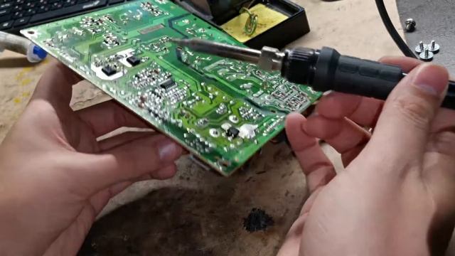 Ремонтируем монитор BENQ FP71G смотреть онлайн