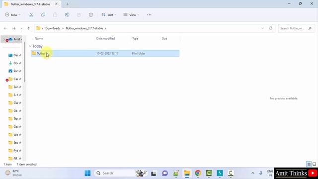 How to install Flutter on Windows 10/ 11 | Amit Thinks смотреть онлайн