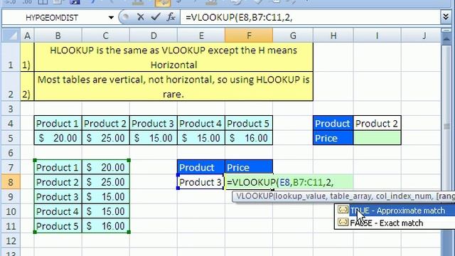Excel Lookup Series #6: HLOOKUP Function смотреть онлайн