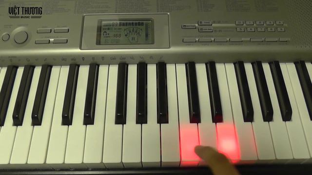 Casio Keyboard Lighting Key LK-125 - Khởi đầu cho người mới học - Việt Thương Music смотреть онлайн