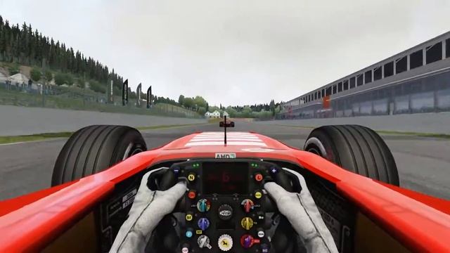 Assetto Corsa - 21:9 2560x1080 Ultrawide - Ferrari 248 (F1 2006) - Race @ Spa-Francorchamps смотреть онлайн