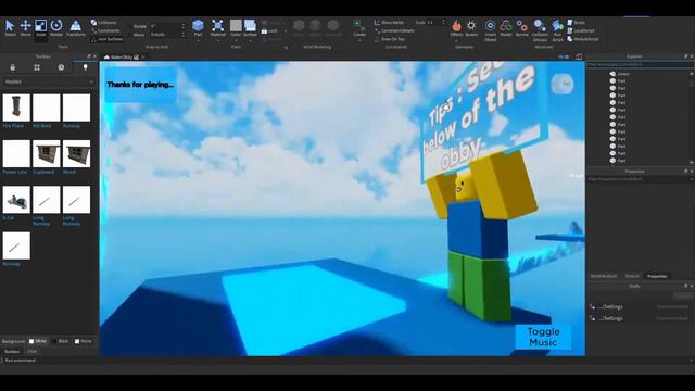 Updating Roblox Water Obby (Timelapse) | Roblox Studio