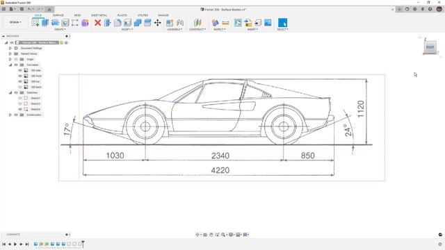 Surface Mastery Part 6 - How To Create 3D Projected Curves For Complex Surfaces #cardesign