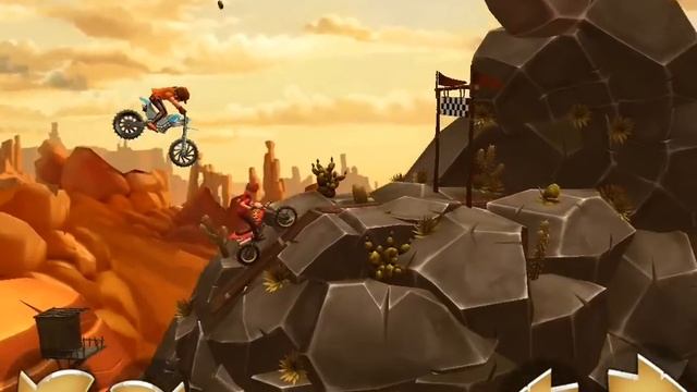 Trials Frontier! Серебрянный финал! Серия 62! Прохождение! Гонки на мотоциклах смотреть онлайн