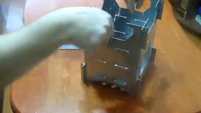 Сборка походной мини печи смотреть онлайн