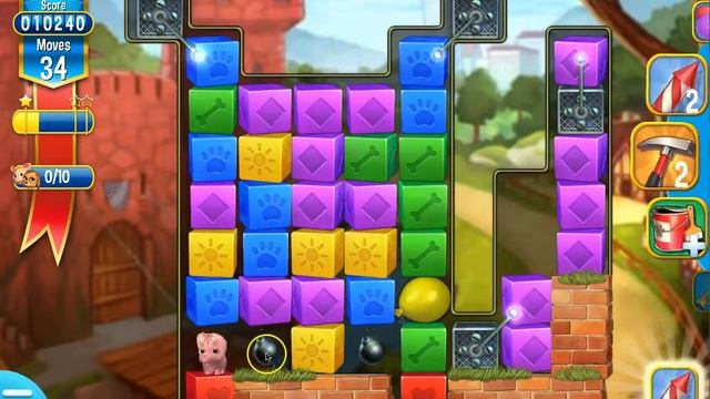 Pet Rescue Saga Level 1480 (no boosters) смотреть онлайн
