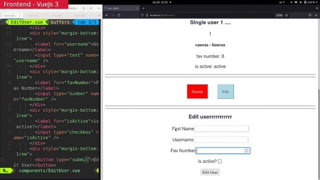 33- FullStack JS : Users App - Vue (6) смотреть онлайн