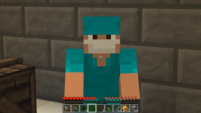 КАК СМЕШАТЬСЯ С ТОЛПОЙ ЗОМБИ? - ЗОМБИ АПОКАЛИПСИС В МАЙНКРАФТ [ЧАСТЬ 20] - Minecraft сериал смотреть онлайн