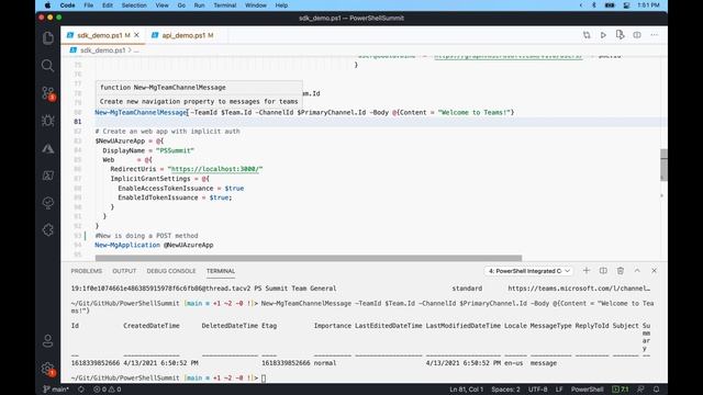 Navigate the Microsoft Graph API with PowerShell смотреть онлайн
