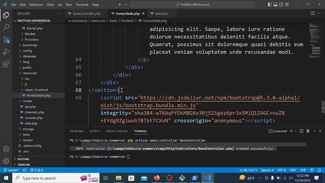 Laravel part 3 | Laravel Component смотреть онлайн